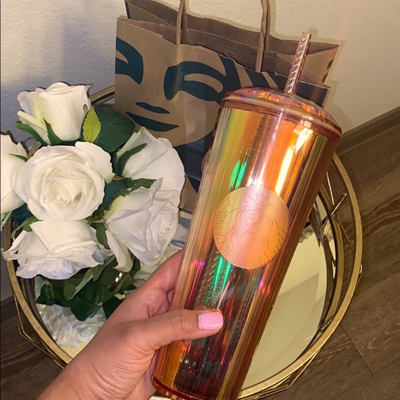 Starbucks Iridescent Holographic Kaleidoscope Cup - Picture 8 of 9